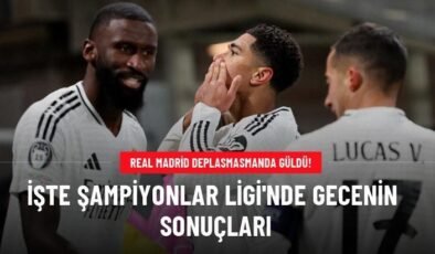 İşte Şampiyonlar Ligi’nde gecenin sonuçları