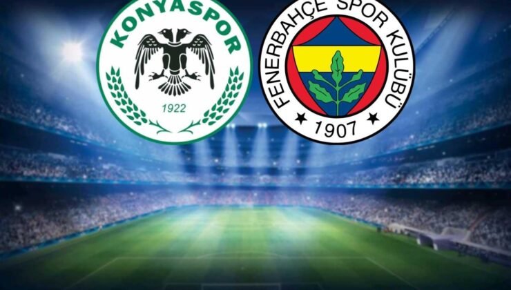 İşte Konyaspor-Fenerbahçe maçının ilk 11’leri