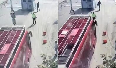 CHP’nin iddiasını görüntüler yalanladı! Direkt polisin üzerine sürmüş