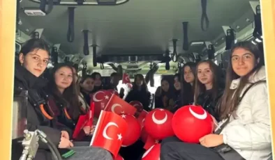 Öğrenciler Jandarma Ulaştırma Eğitim Merkezi’ni Ziyaret Etti