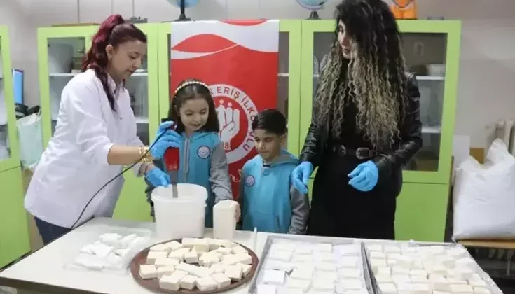 Malatya’da Öğrenciler Atık Yağlardan Sabun Üretiyor